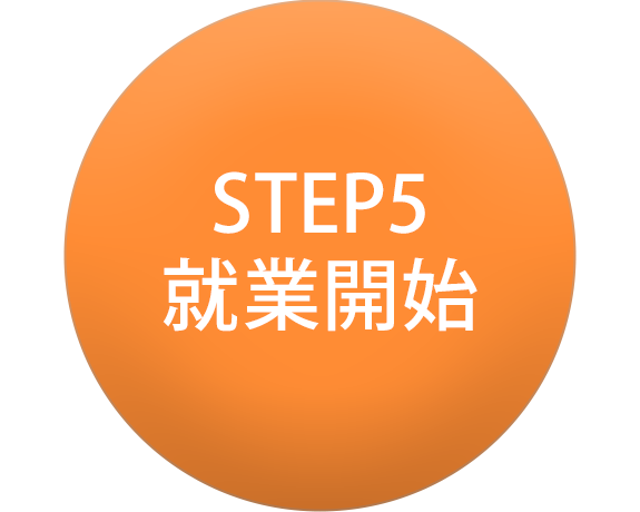 STEP5 就業開始